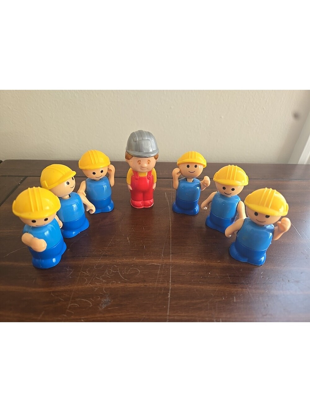 Playskool Lil Playmates People Movable 2" Mini Figures Vintage Lot of 7